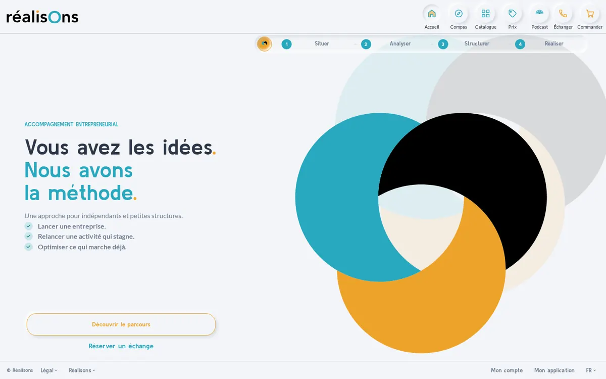 Page d’accueil de realisons.com