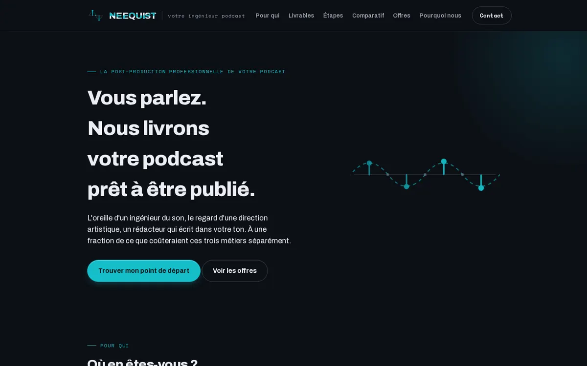 Page d’accueil de neequist.com